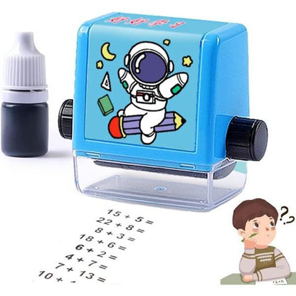 Birud Addition Roller Math Stamps for Kids