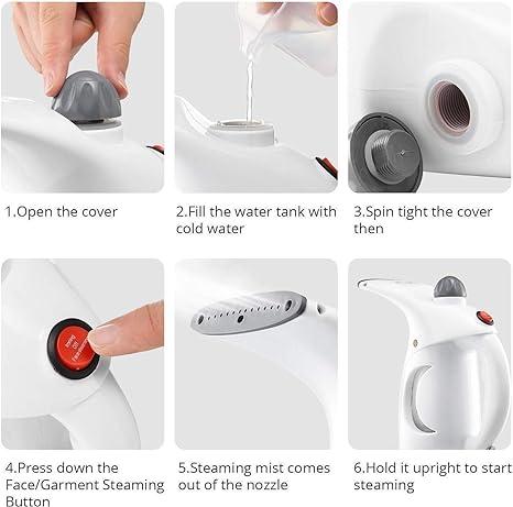 Portable Handheld Garment Steamer Iron Brush