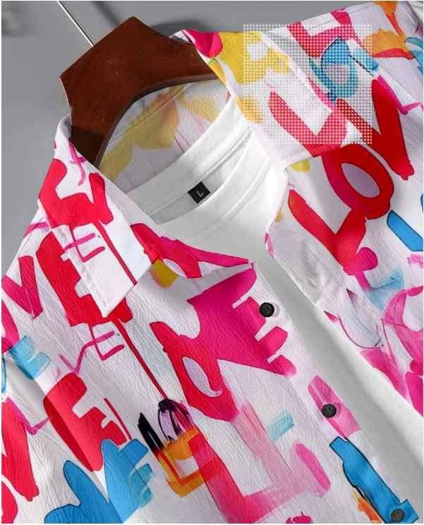 Premium Men’s Casual Summer Co-Ord Set – Printed Shirt & Shorts