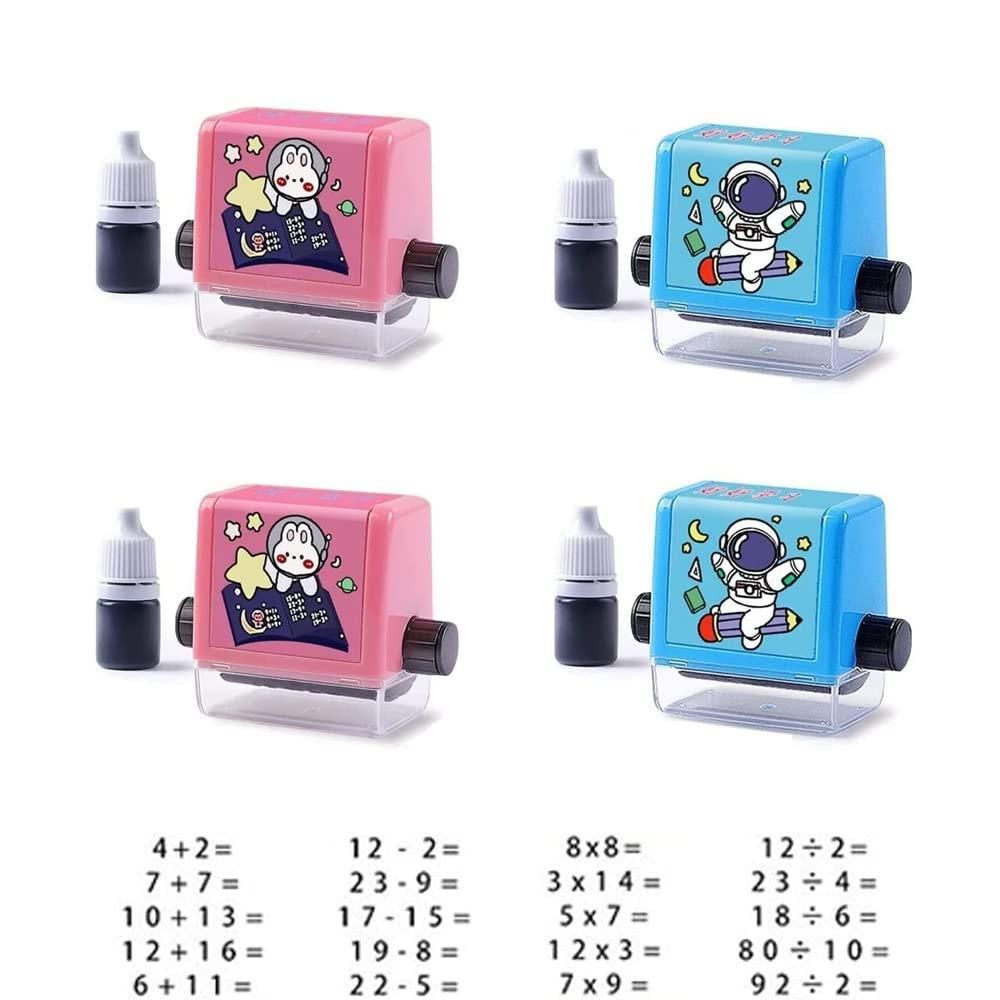 Birud Addition Roller Math Stamps for Kids