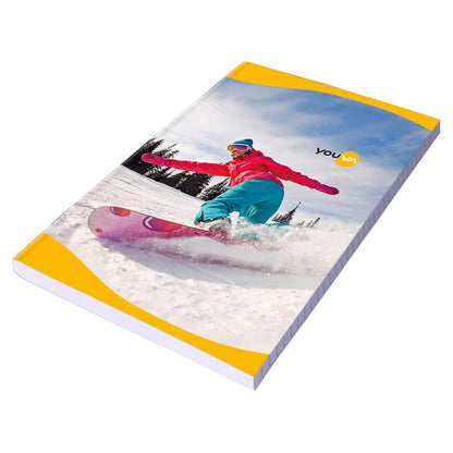 YOUVA Navneet Soft Bound Long Book/Soft cover Notebook for Students | Single Line | 172 Pages | Pack of 6 | Regular Size 17 cm x 27 cm