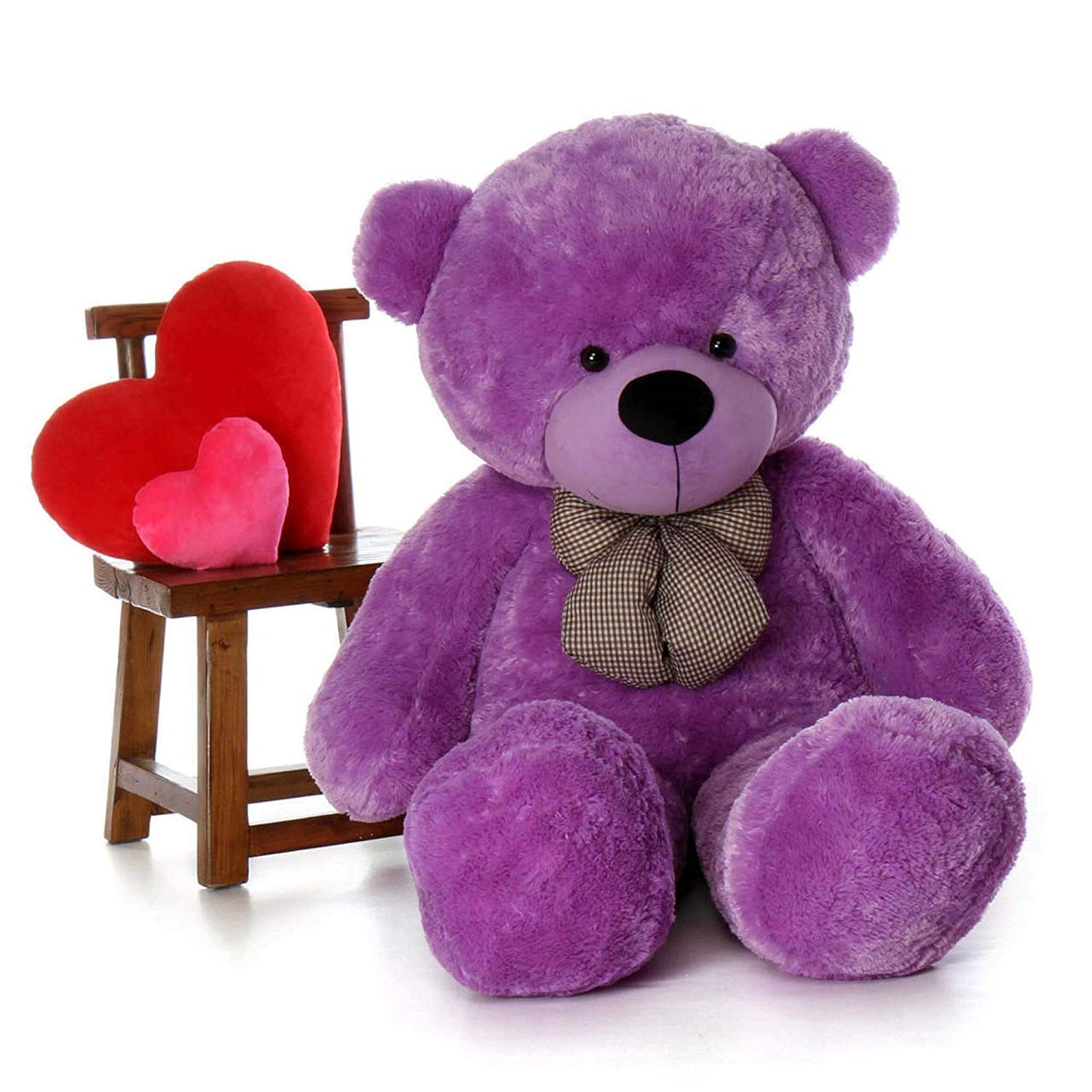 HUG 'n' FEEL 5 Feet Giant Teddy Bear | Ultra Soft Plush Stuffed Toy for Kids, Birthdays, Anniversaries & Valentine's Day