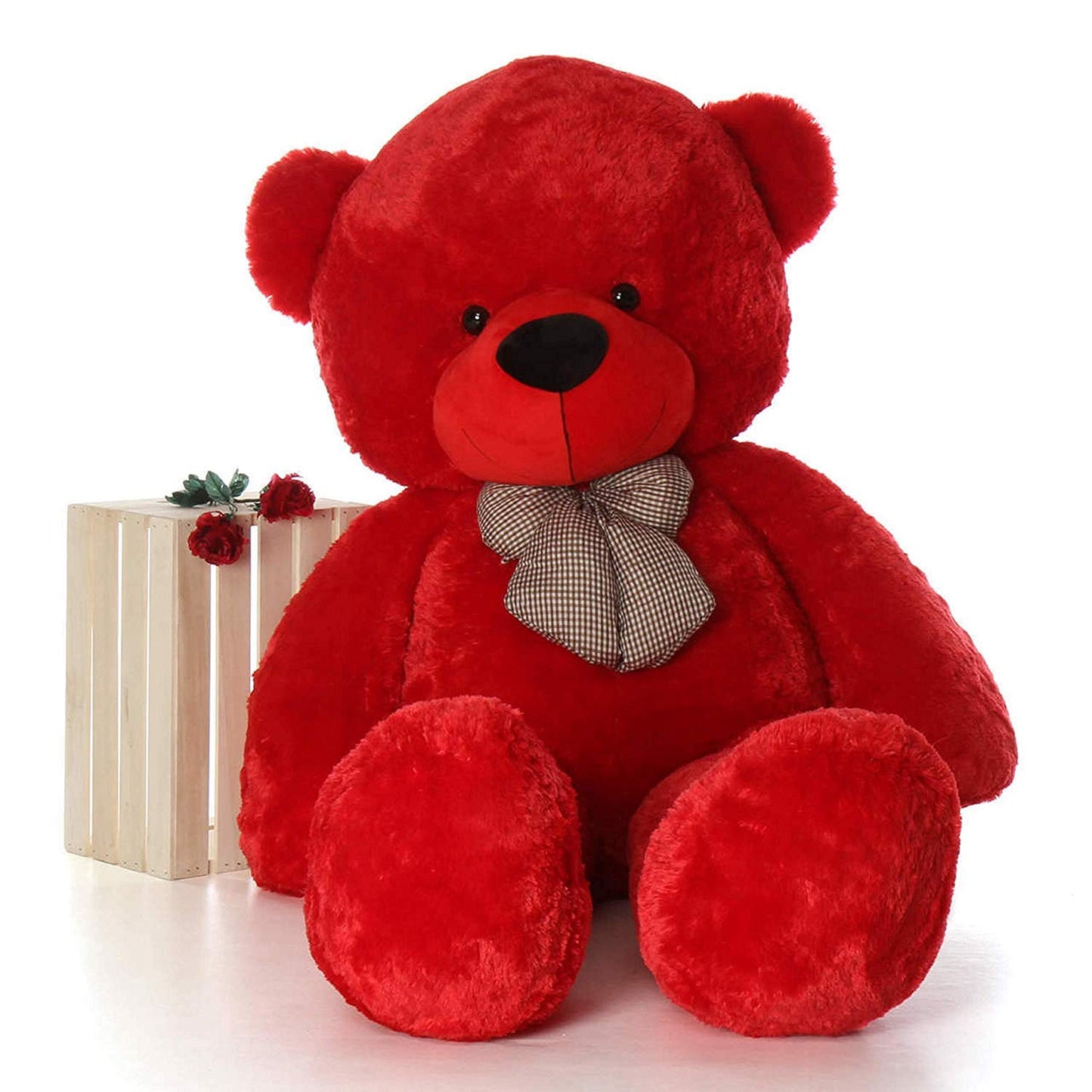HUG 'n' FEEL 5 Feet Giant Teddy Bear | Ultra Soft Plush Stuffed Toy for Kids, Birthdays, Anniversaries & Valentine's Day