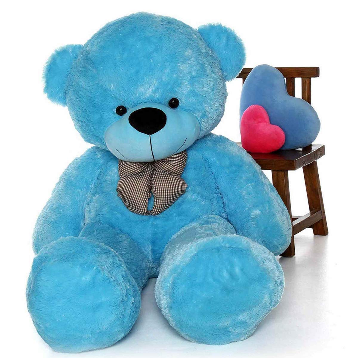 HUG 'n' FEEL 5 Feet Giant Teddy Bear | Ultra Soft Plush Stuffed Toy for Kids, Birthdays, Anniversaries & Valentine's Day