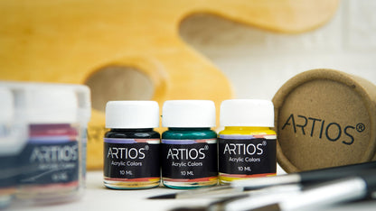 ARTIOS Painting Kit for Artists - 108 Pcs Painting Set for Adults and Kids with Professional Paint Brush Set, Acrylic Paints, Canvas Boards, Easels & Wooden Palette
