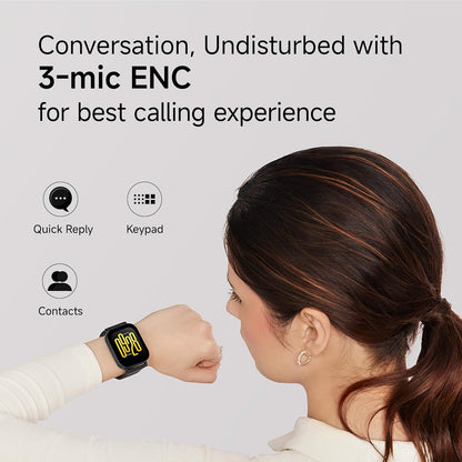 Redmi Watch 5 Active, 2" Display, Metal Body, 18 Day Battery, Bluetooth Calling, Advanced AI Noise Cancellation, Alexa, Matte Silver (M2351W1)