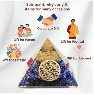 Lapis Lazuli Orgon Pyramid Energy Crystal