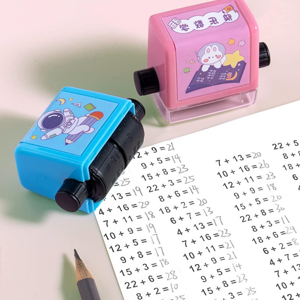 Birud Addition Roller Math Stamps for Kids