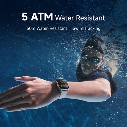 Redmi Watch 5 Lite, 1.96" Amoled, Advanced in-Built GPS, 5 ATM, 18 Day Battery, Bluetooth Calling with AI Noise Reduction, Always on Display, Black