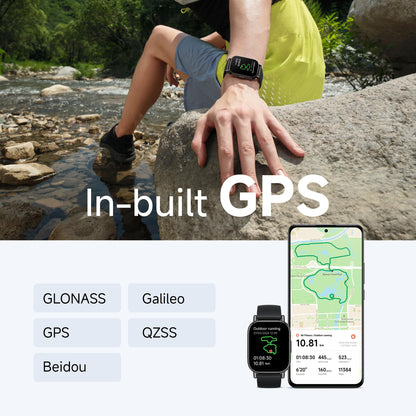 Redmi Watch 5 Lite, 1.96" Amoled, Advanced in-Built GPS, 5 ATM, 18 Day Battery, Bluetooth Calling with AI Noise Reduction, Always on Display, Black