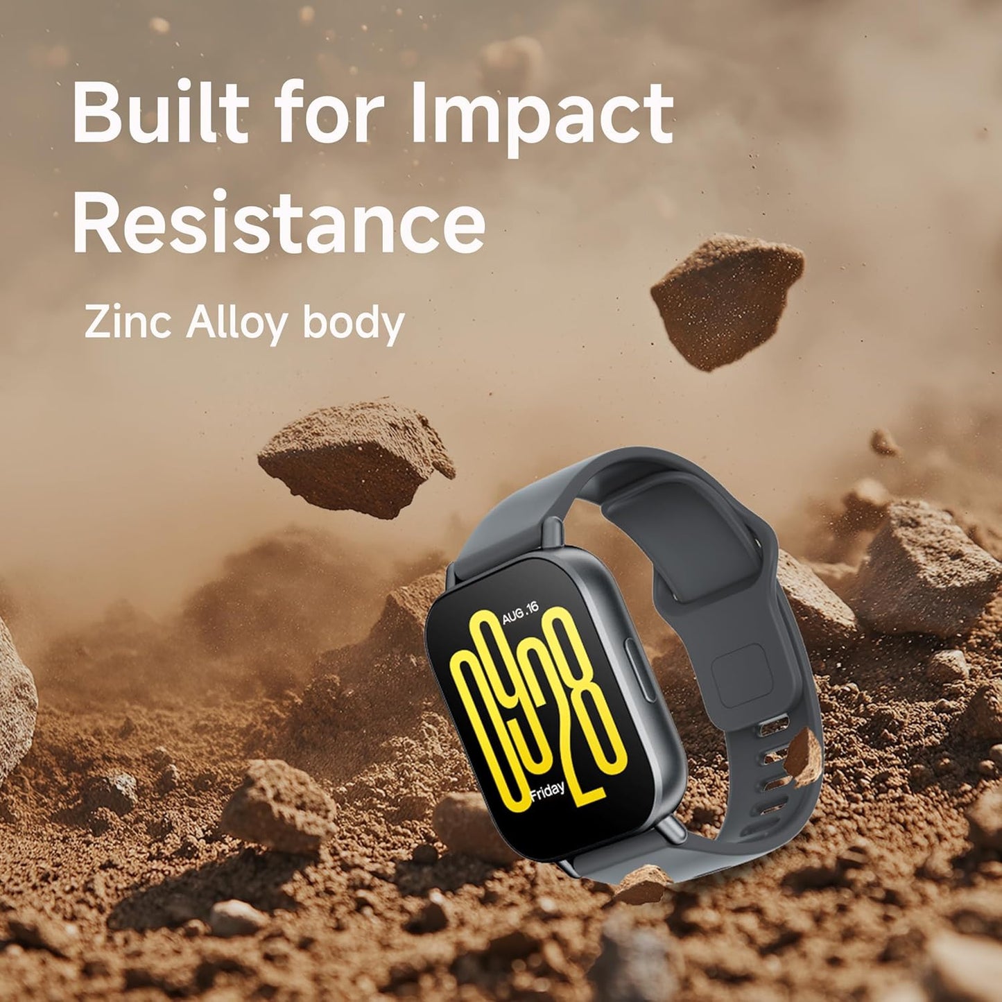 Redmi Watch 5 Active, 2" Display, Metal Body, 18 Day Battery, Bluetooth Calling, Advanced AI Noise Cancellation, Alexa, Matte Silver (M2351W1)