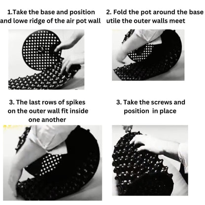 Premium 12x15 Inch Air Pruning Grow Bag – Gardening Pot