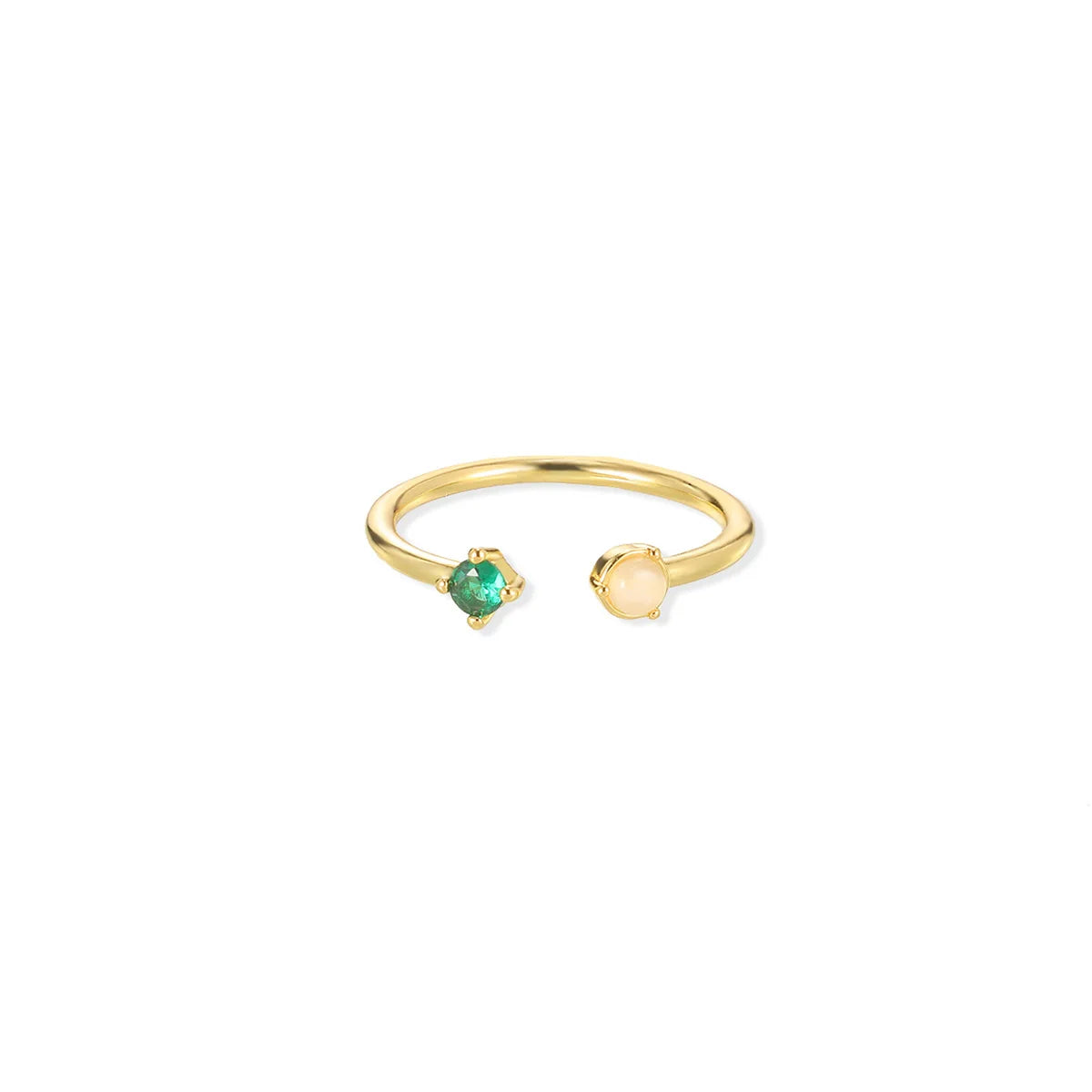 Gold Color Fruit Zirconia Adjustable Ring