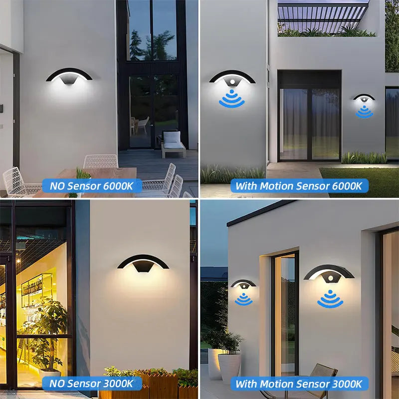 🌙💡 Outdoor LED Motion Sensor Wall Light | IP65 Waterproof 🔒