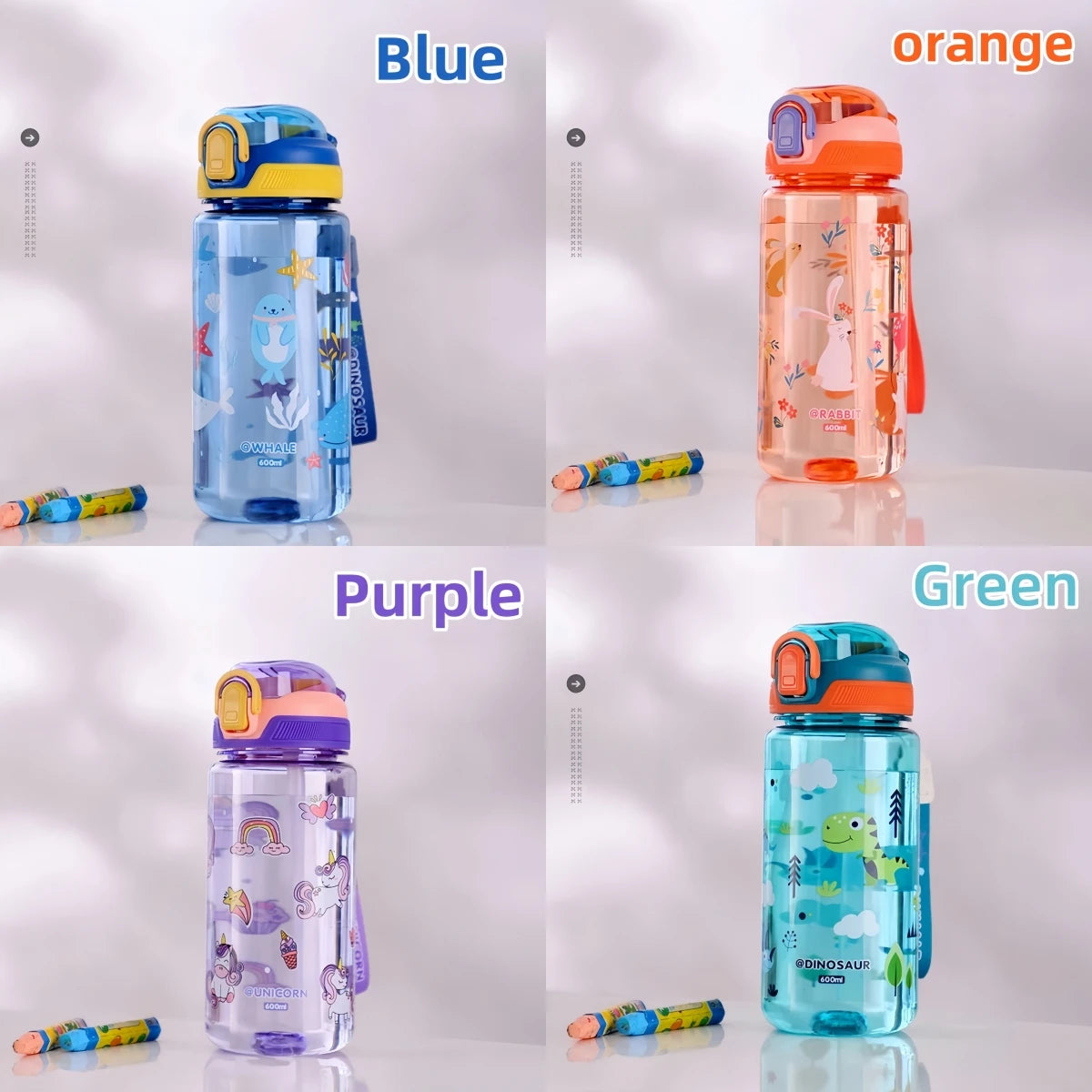 🦖 Dino Kids Water Bottle 🍼