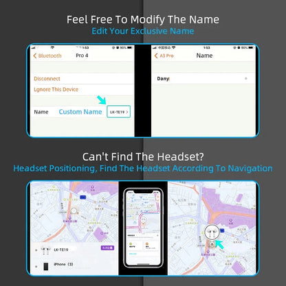 Premium TWS Bluetooth Earbuds – Noise Cancelling with Siri Support