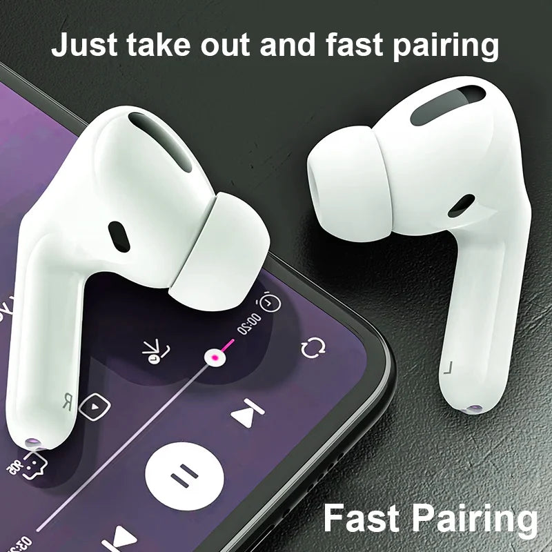 Premium TWS Bluetooth Earbuds – Noise Cancelling with Siri Support