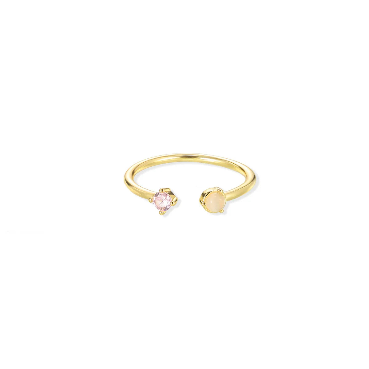 Gold Color Fruit Zirconia Adjustable Ring
