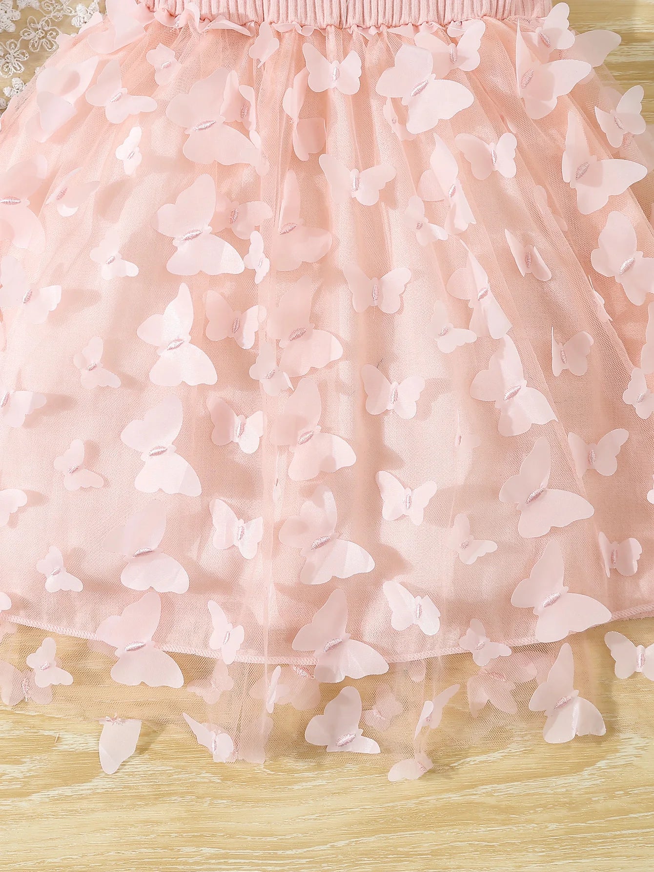 Summer Toddler Girls Butterfly Mesh Dress | Elegant Sleeveless Princess Cami Dress for Baby Girls