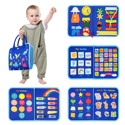 Montessori Busy Board Sensory Learning Toy