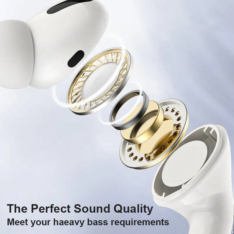 Premium TWS Bluetooth Earbuds – Noise Cancelling with Siri Support