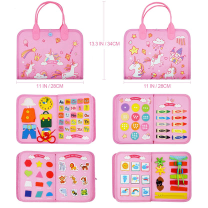 Montessori Busy Board Sensory Learning Toy