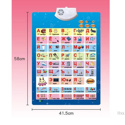 Russian Music Alphabet Talking Poster for Kids