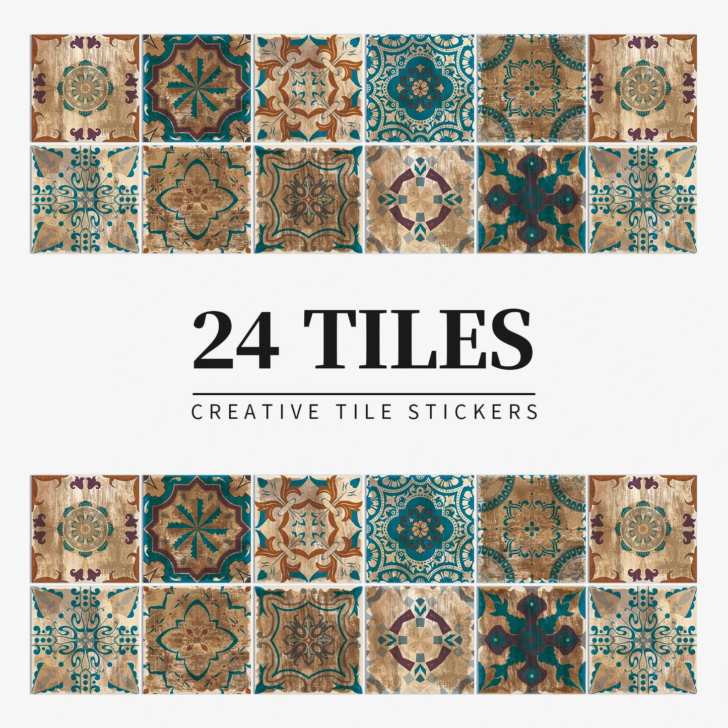 Self-Adhesive Tile Wall Stickers 🧱 | Waterproof Home Decor –