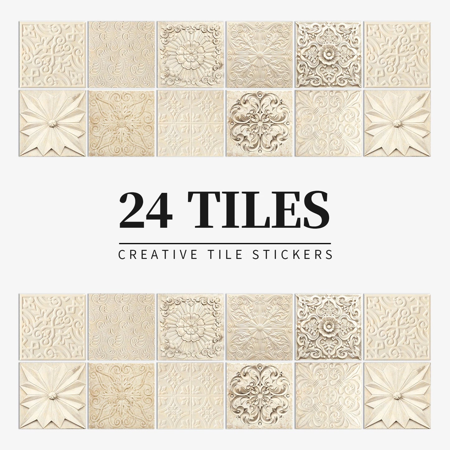 Self-Adhesive Tile Wall Stickers 🧱 | Waterproof Home Decor –