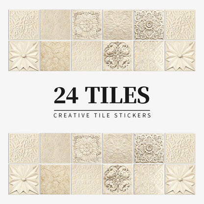 Self-Adhesive Tile Wall Stickers 🧱 | Waterproof Home Decor –