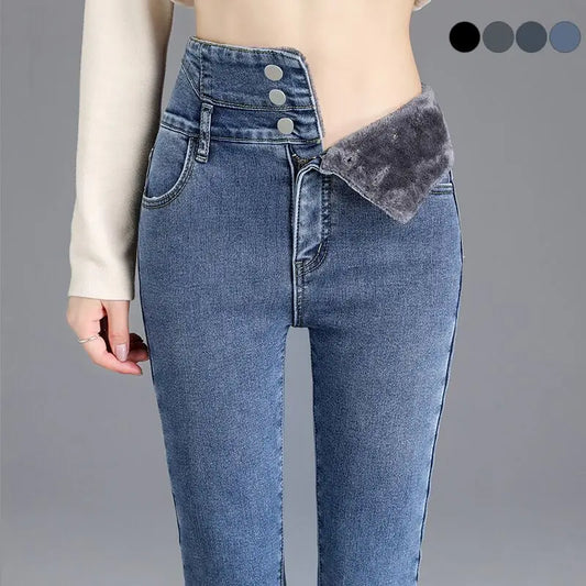 Velvet Thermal Skinny Jeans ❄️