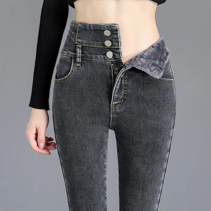 Velvet Thermal Skinny Jeans ❄️