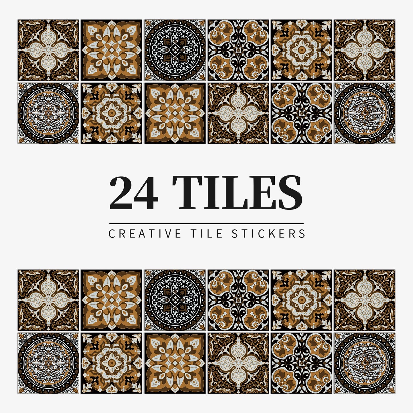 Self-Adhesive Tile Wall Stickers 🧱 | Waterproof Home Decor –