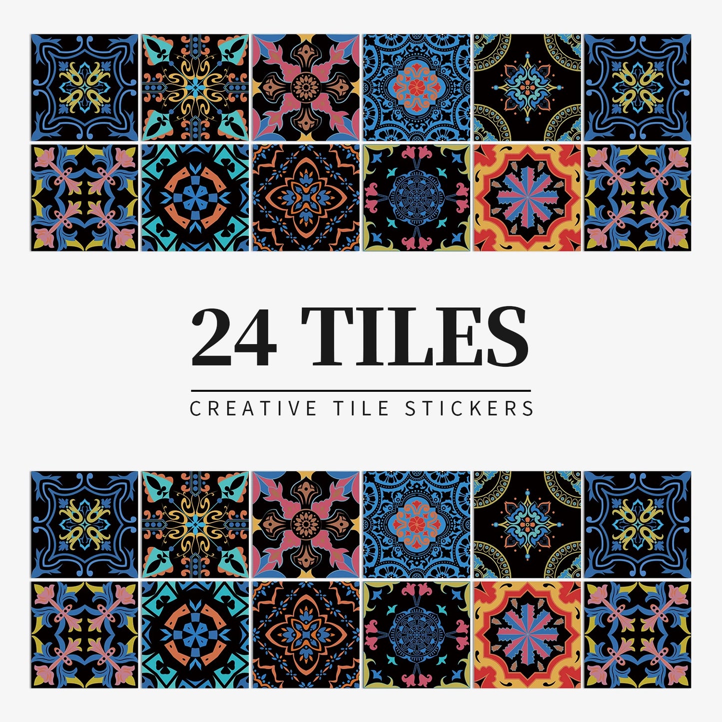 Self-Adhesive Tile Wall Stickers 🧱 | Waterproof Home Decor –