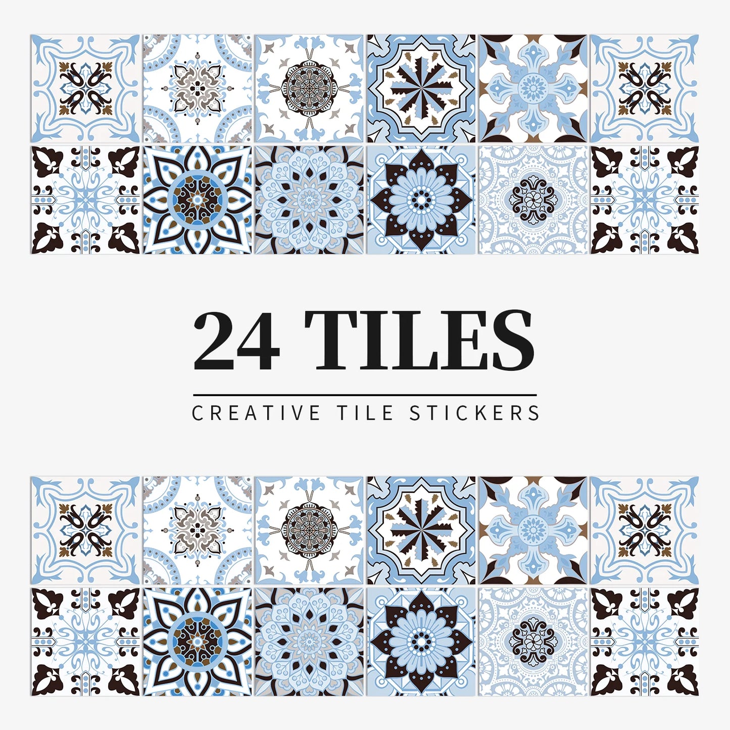 Self-Adhesive Tile Wall Stickers 🧱 | Waterproof Home Decor –