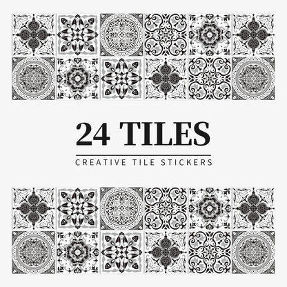 Self-Adhesive Tile Wall Stickers 🧱 | Waterproof Home Decor –