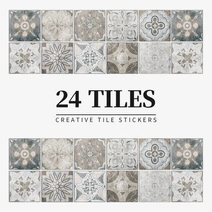 Self-Adhesive Tile Wall Stickers 🧱 | Waterproof Home Decor –