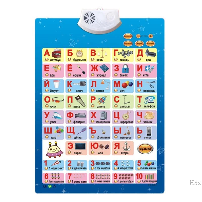 Russian Music Alphabet Talking Poster for Kids