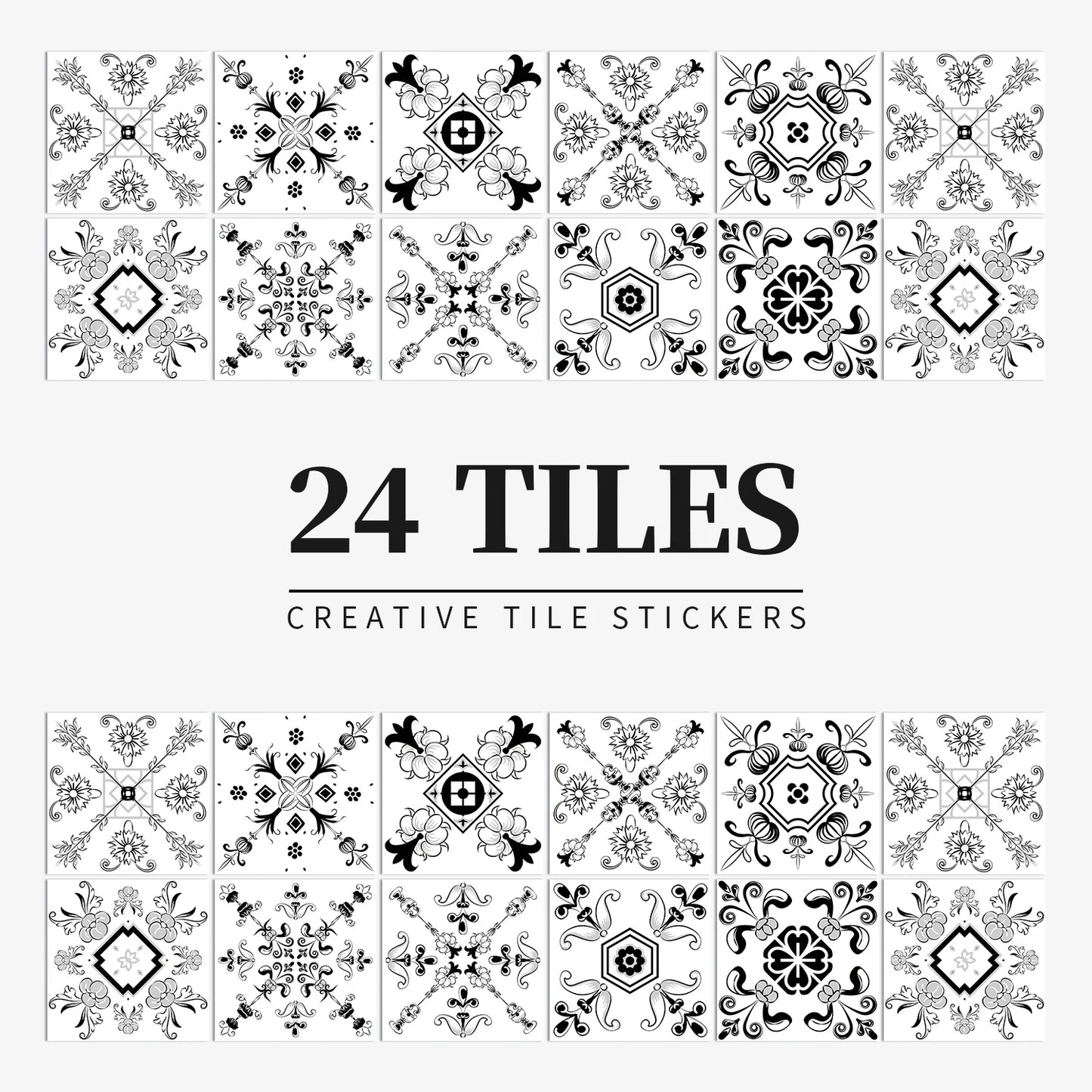 Self-Adhesive Tile Wall Stickers 🧱 | Waterproof Home Decor –