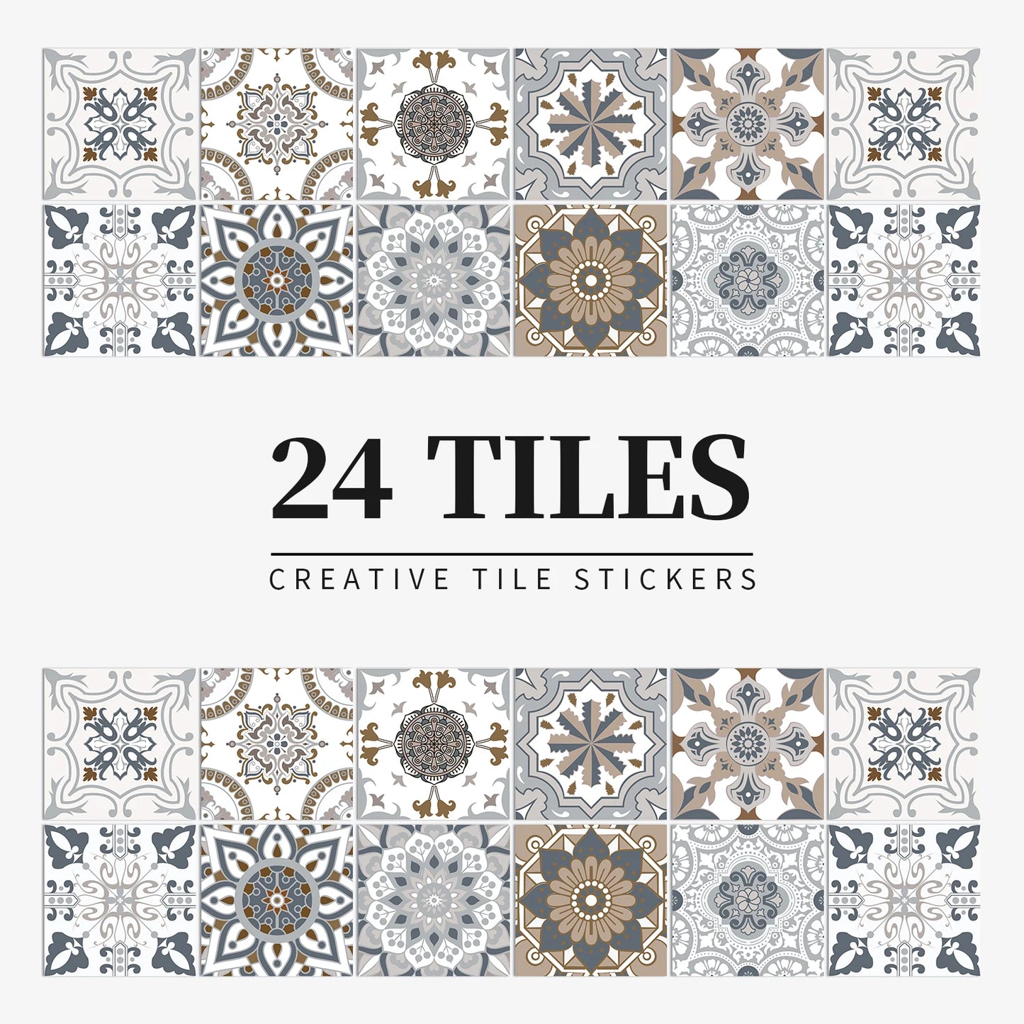 Self-Adhesive Tile Wall Stickers 🧱 | Waterproof Home Decor –