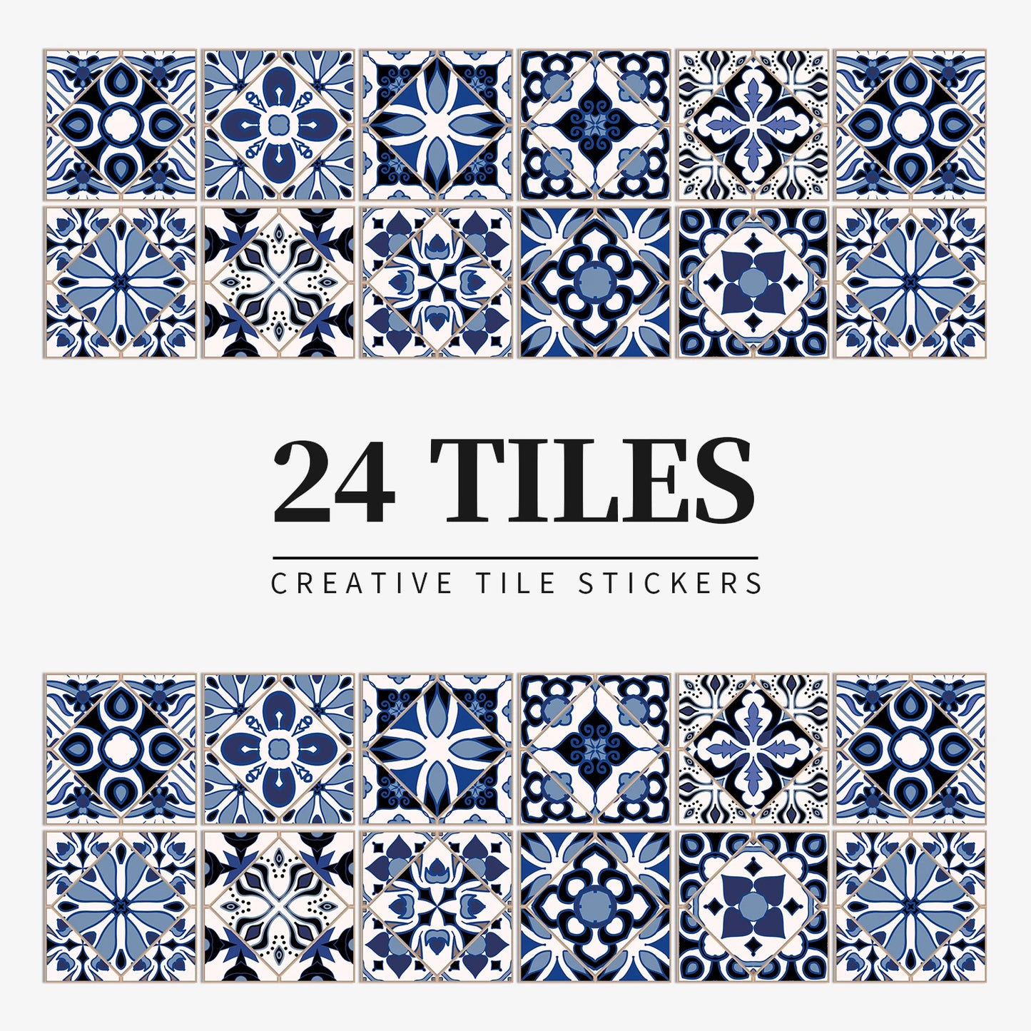 Self-Adhesive Tile Wall Stickers 🧱 | Waterproof Home Decor –