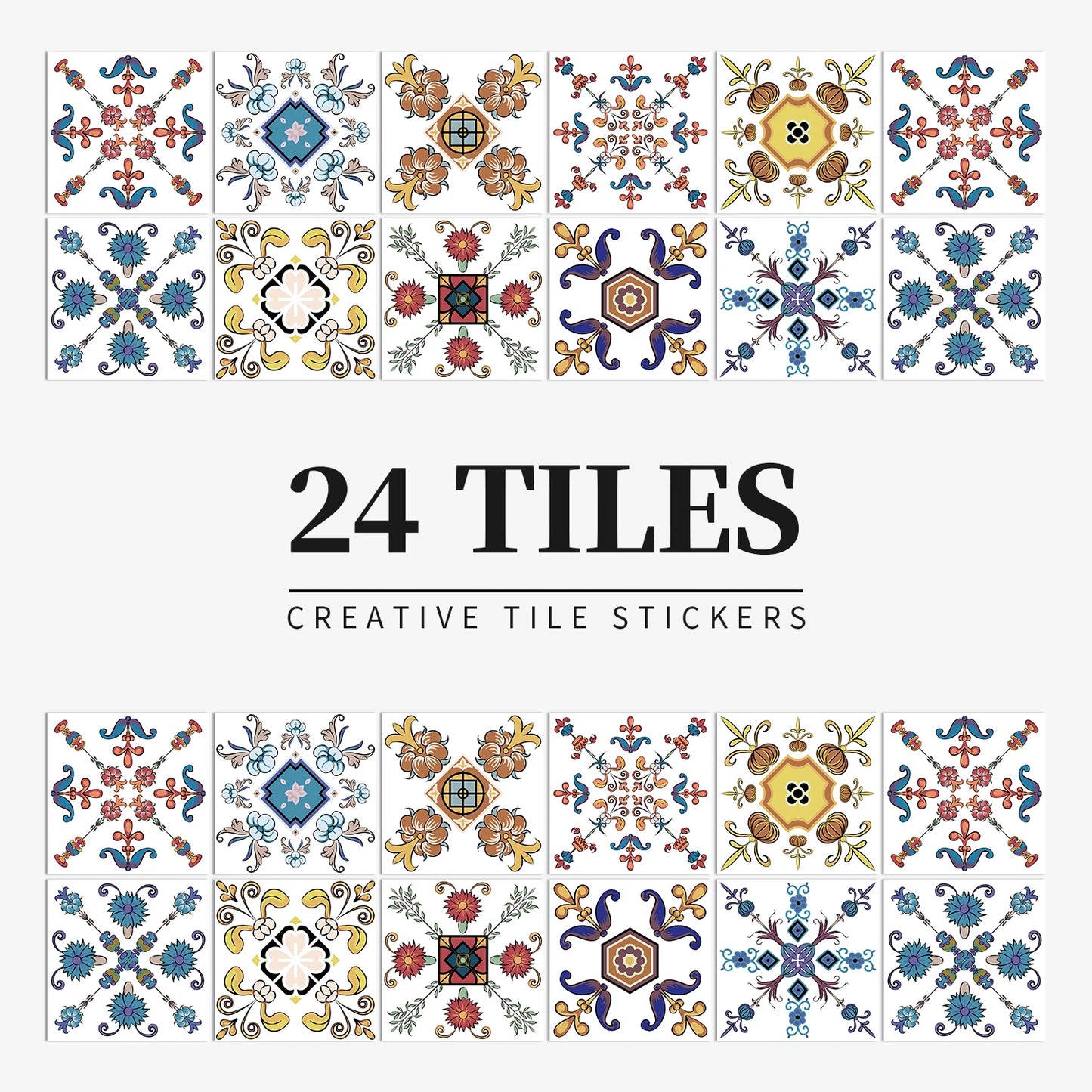 Self-Adhesive Tile Wall Stickers 🧱 | Waterproof Home Decor –