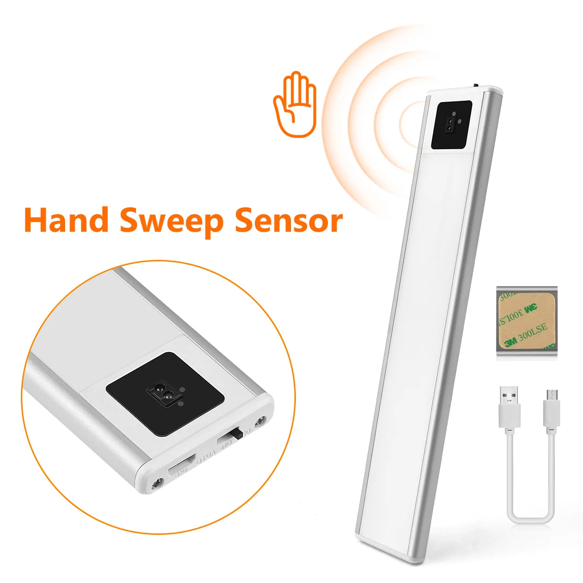 💡 Ultra-Thin Motion Sensor Cabinet Light ✨