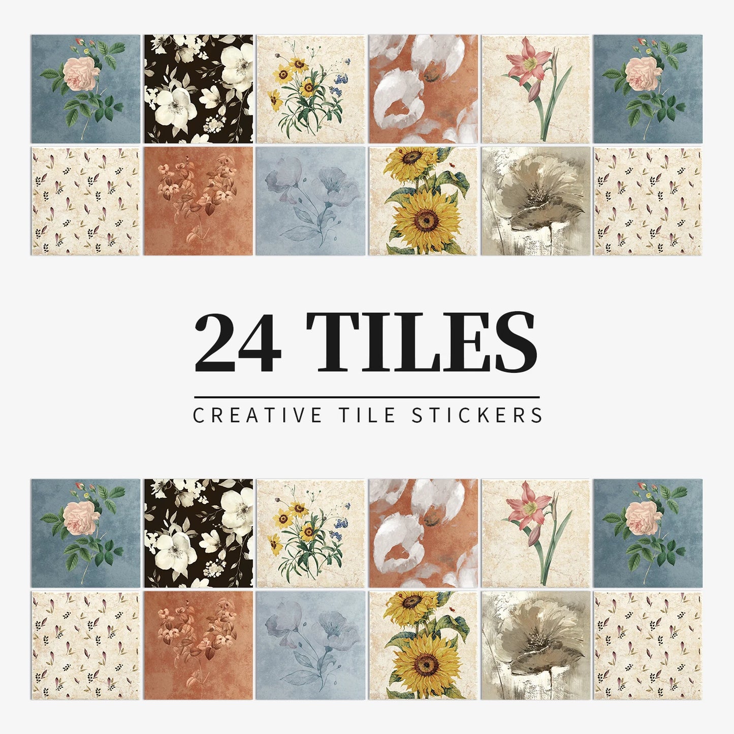 Self-Adhesive Tile Wall Stickers 🧱 | Waterproof Home Decor –