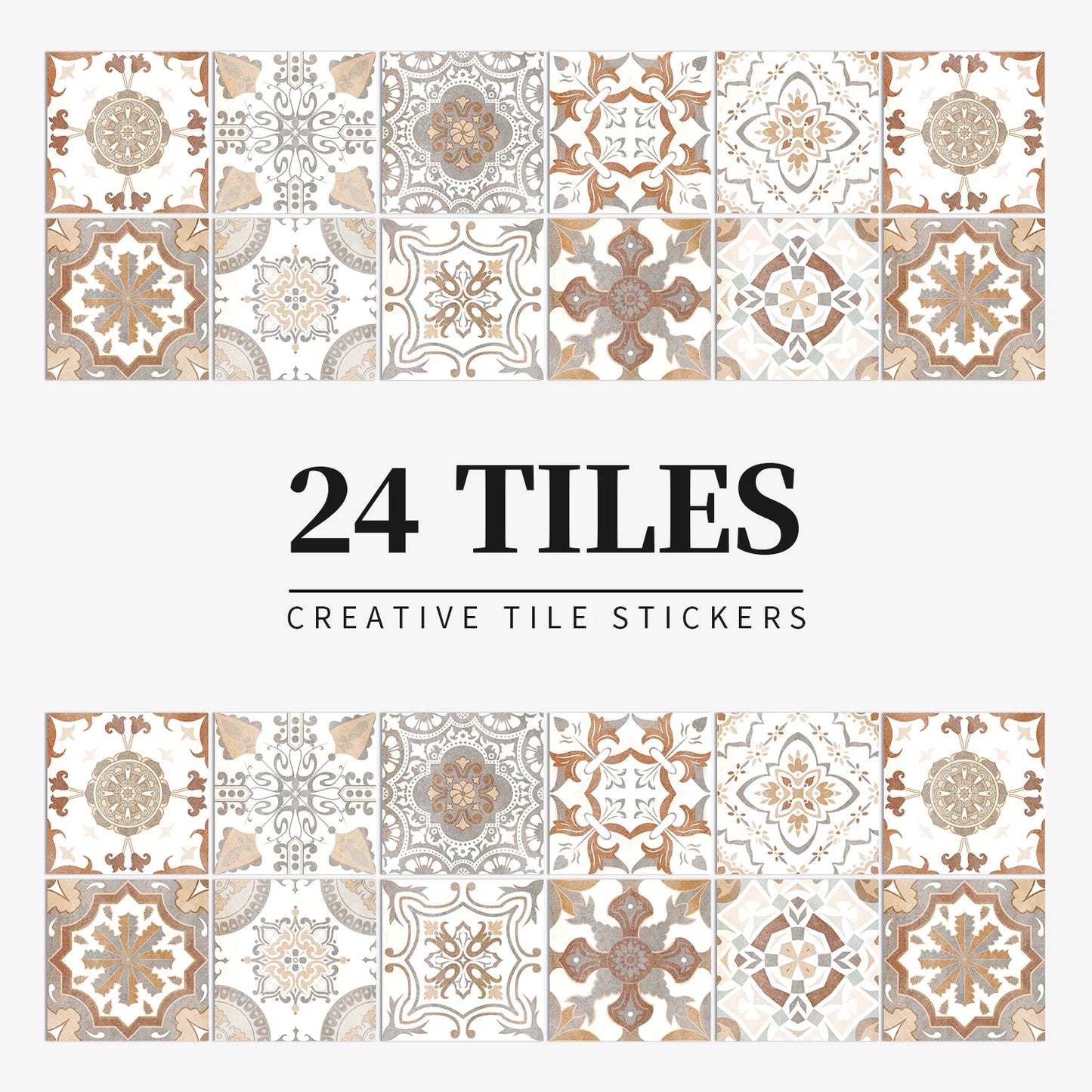 Self-Adhesive Tile Wall Stickers 🧱 | Waterproof Home Decor –