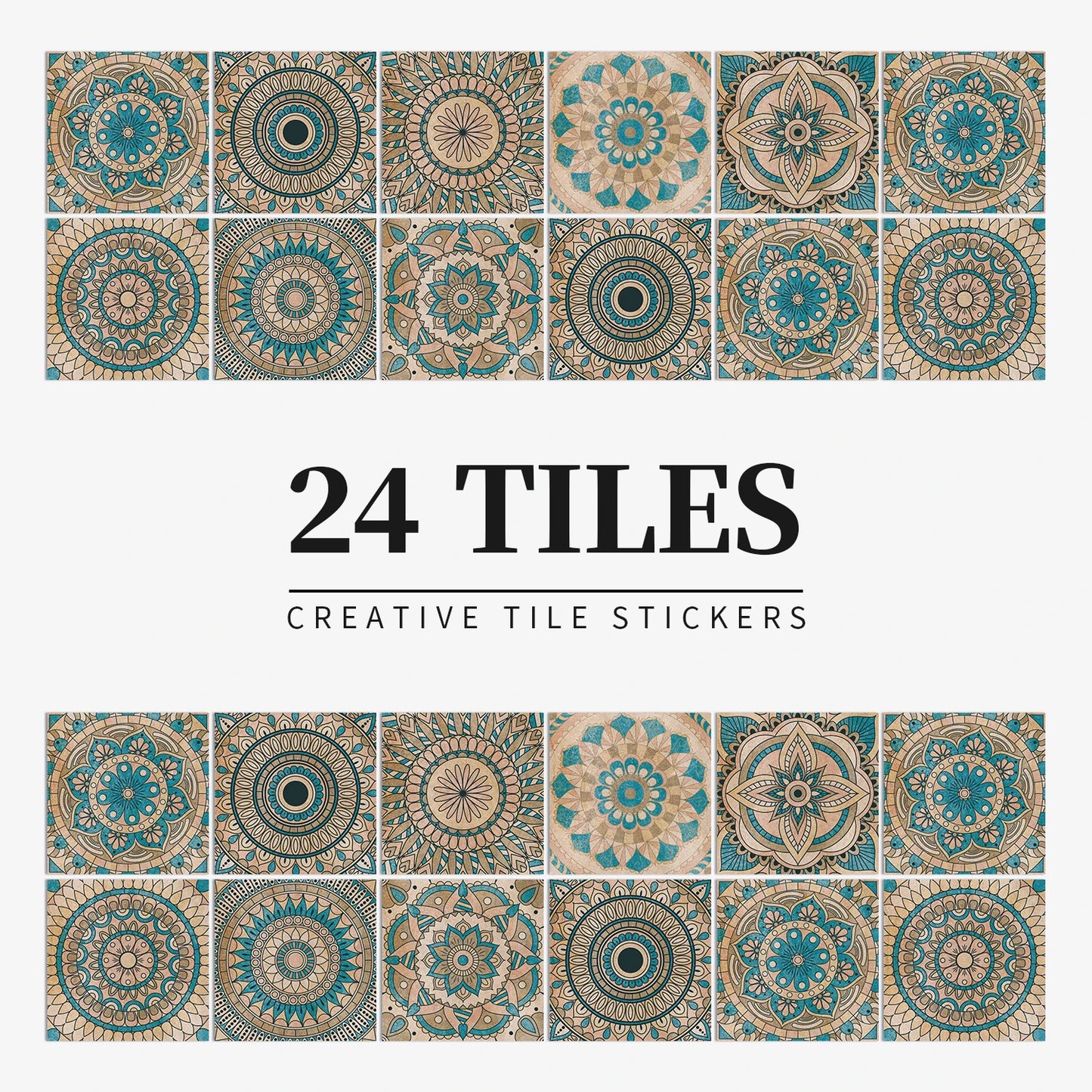 Self-Adhesive Tile Wall Stickers 🧱 | Waterproof Home Decor –