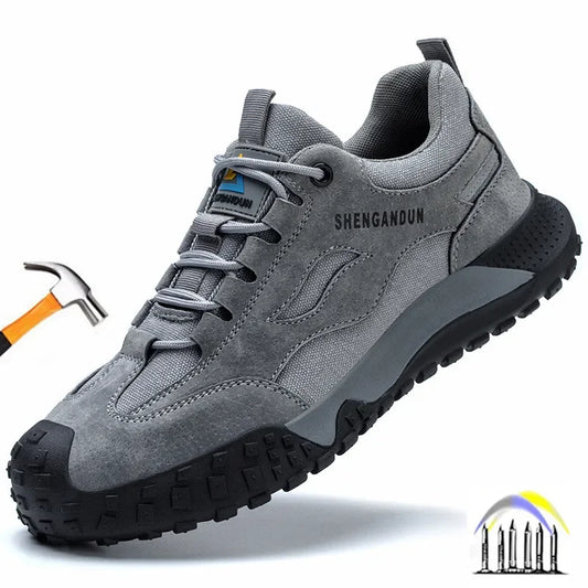 Premium Steel Toe Safety Shoes – Anti Smash & Anti Puncture Work Boots