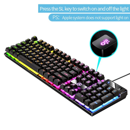 ⌨️ GlobalMarket Low-Profile Wired Gaming Keyboard with Numpad – RGB Style Keyboard for PC & Laptop