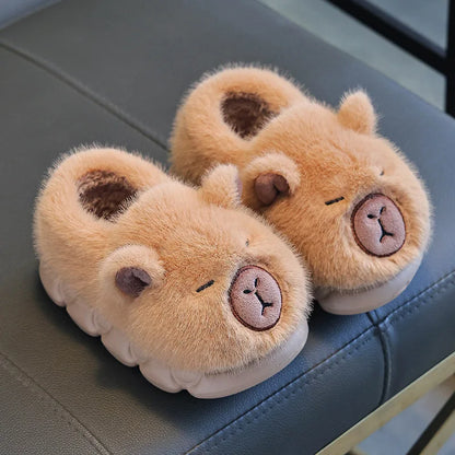 Women’s Faux Fur Platform Slippers 🐾❄️
