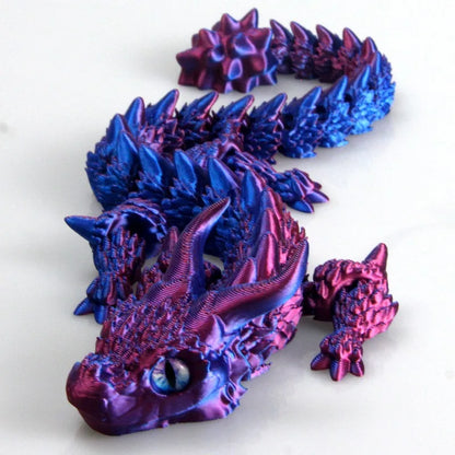 3D Printed Articulated Magic Dragon – Movable Joint Fidget Toy
